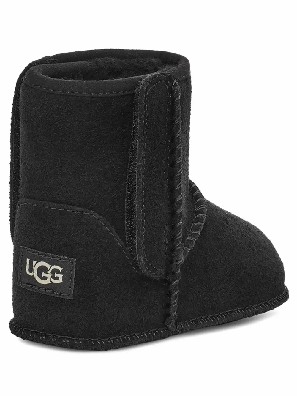 UGG Kids Black Sheepskin Bootie